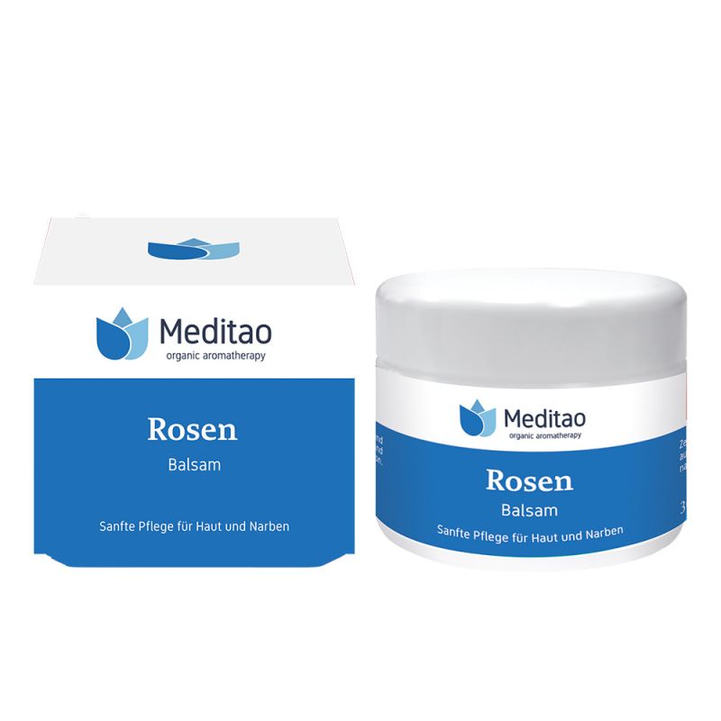 MEDITAO Rosenbalsam – 30 Ml Pflegebalsam Für Narben & Lippen Mit Natürlichen Ölen